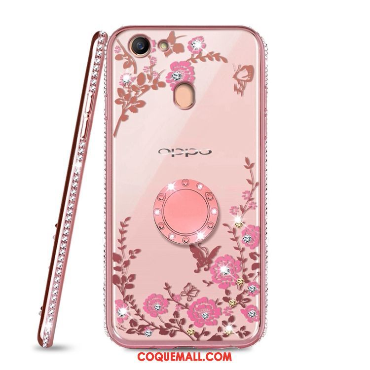 Étui Oppo A73 Personnalité Rose Ornements Suspendus, Coque Oppo A73 Téléphone Portable Fluide Doux