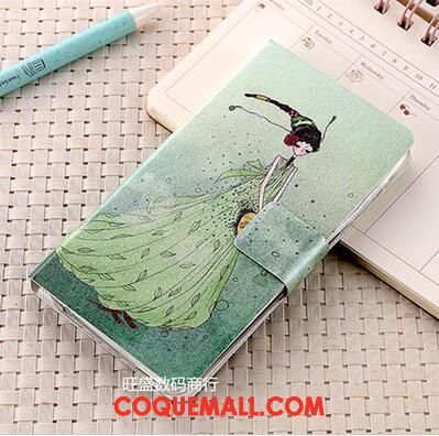 Étui Oppo A83 Protection Étui En Cuir Incassable, Coque Oppo A83 Vert Téléphone Portable