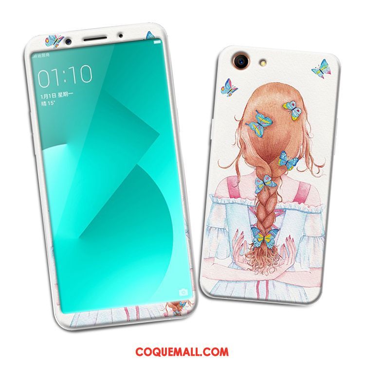 Étui Oppo A83 Tempérer Téléphone Portable Tout Compris, Coque Oppo A83 Silicone Fluide Doux