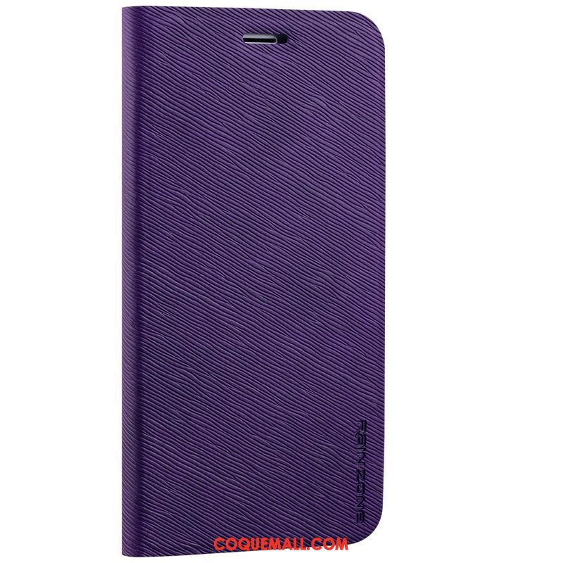 Étui Oppo A83 Étui En Cuir Tendance Téléphone Portable, Coque Oppo A83 Violet