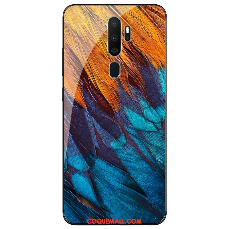 Étui Oppo A9 2020 Verre Protection Incassable, Coque Oppo A9 2020 Tout Compris Tempérer