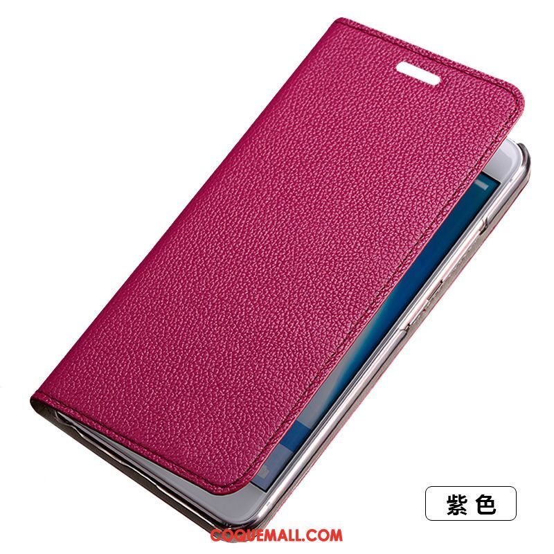 Étui Oppo Ax5 Carte Tout Compris Rouge, Coque Oppo Ax5 Téléphone Portable Clamshell