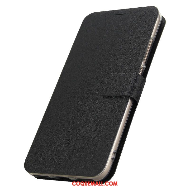 Étui Oppo Ax5 Noir Protection Fluide Doux, Coque Oppo Ax5 Support Étui En Cuir