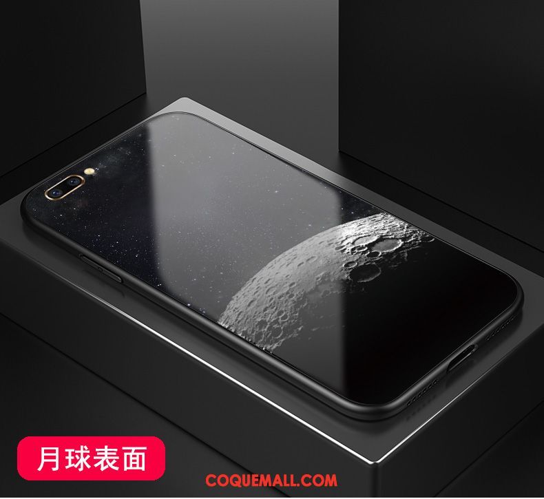 Étui Oppo Ax5 Verre Incassable Ciel Étoilé, Coque Oppo Ax5 Créatif Noir