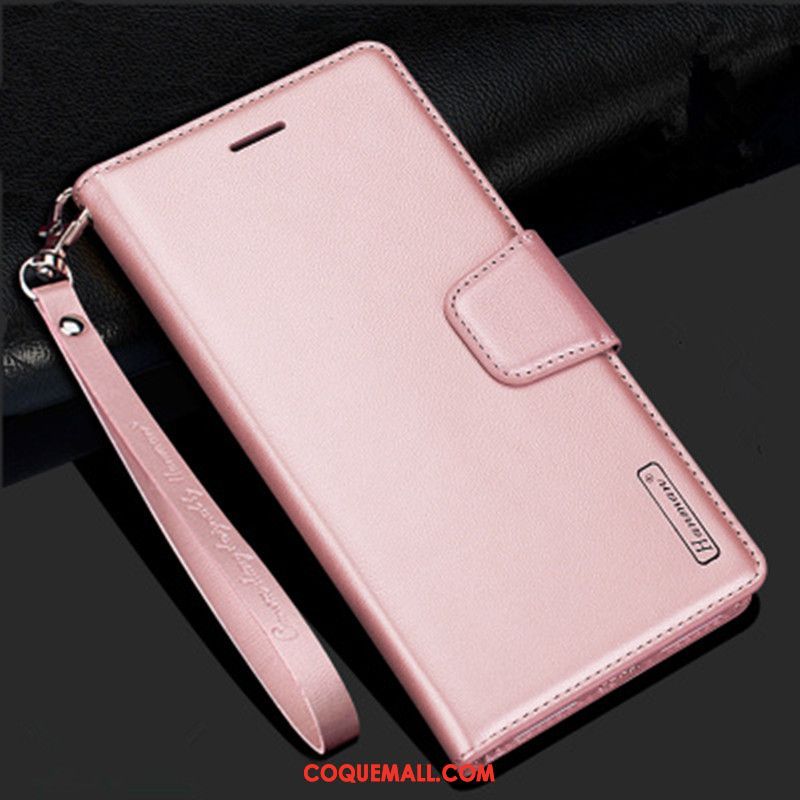 Étui Oppo Ax5 Étui En Cuir Rose Silicone, Coque Oppo Ax5 Tout Compris Cuir Véritable