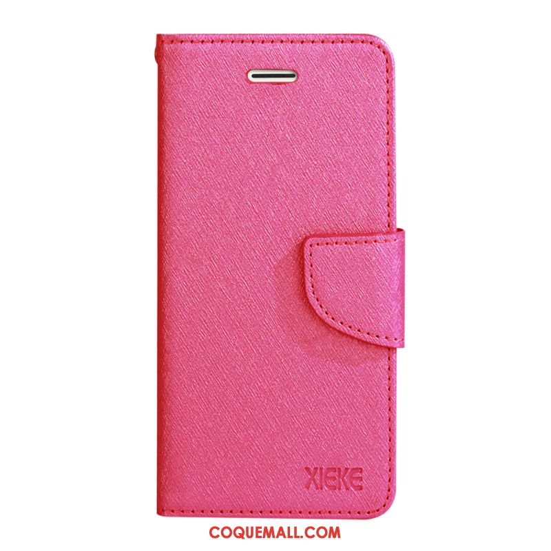 Étui Oppo Ax7 Clair Boucle Ornements Suspendus, Coque Oppo Ax7 Rouge Rose