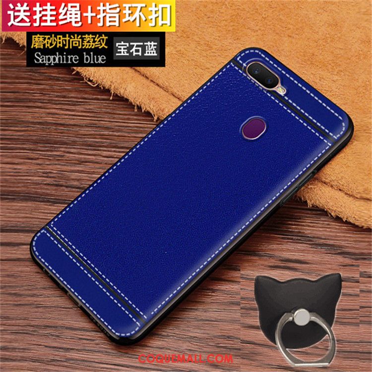 Étui Oppo Ax7 Silicone Téléphone Portable Tendance, Coque Oppo Ax7 Bleu Ornements Suspendus