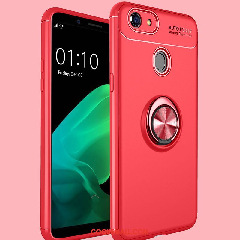 Étui Oppo F7 Anneau Tout Compris Silicone, Coque Oppo F7 Téléphone Portable Magnétisme