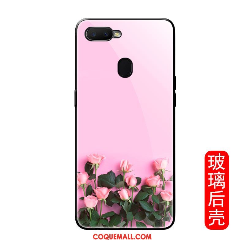 Étui Oppo F9 Créatif Rose Petit, Coque Oppo F9 Tout Compris Floral