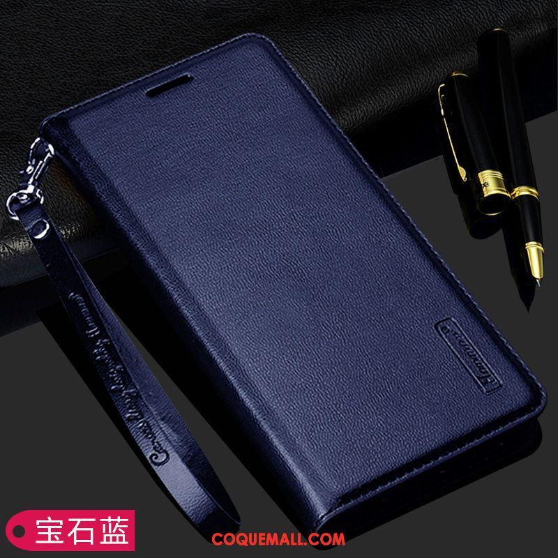 Étui Oppo F9 Protection Incassable Téléphone Portable, Coque Oppo F9 Bleu Marin Tout Compris