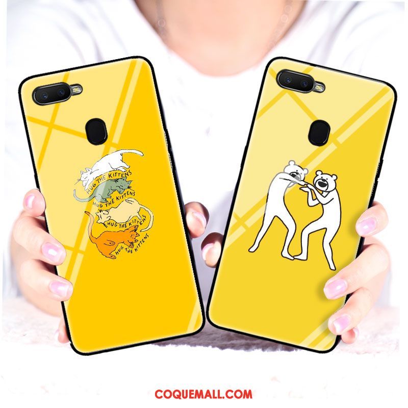 Étui Oppo F9 Simple Incassable Animal, Coque Oppo F9 Chat Tout Compris