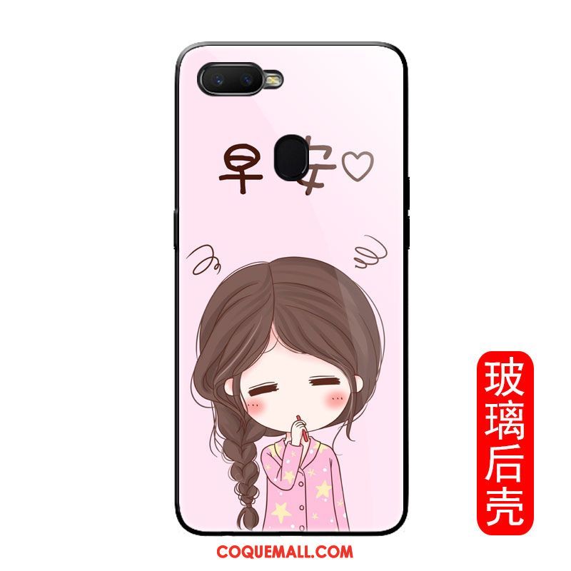 Étui Oppo F9 Starry Jeunesse Incassable Rose, Coque Oppo F9 Starry Tendance Téléphone Portable