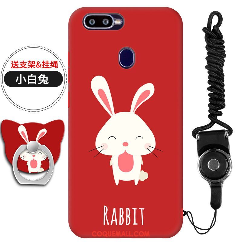 Étui Oppo F9 Starry Téléphone Portable Rouge Ornements Suspendus, Coque Oppo F9 Starry Incassable Fluide Doux