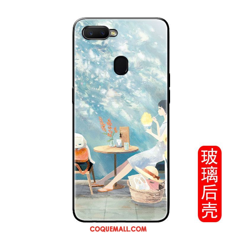 Étui Oppo F9 Téléphone Portable Art Tout Compris, Coque Oppo F9 Verre Personnalité