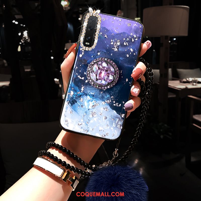 Étui Oppo Find X2 Pro Incassable Silicone Téléphone Portable, Coque Oppo Find X2 Pro Marque De Tendance Violet