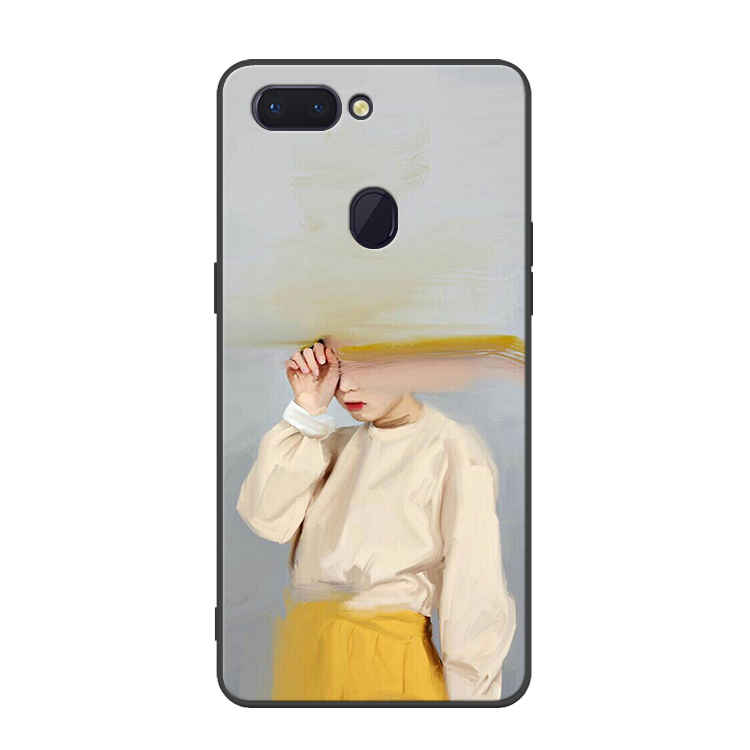 Étui Oppo R11s Créatif Incassable Abstrait, Coque Oppo R11s Peinture À L'huile Protection