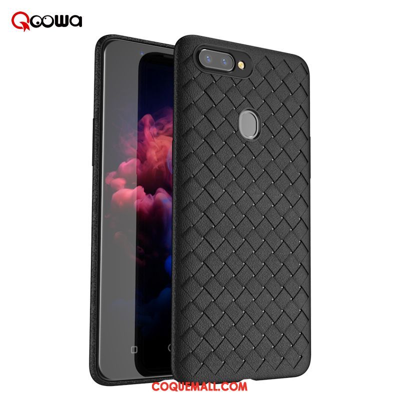 Étui Oppo R11s Noir Fluide Doux Personnalité, Coque Oppo R11s Protection Antidérapant