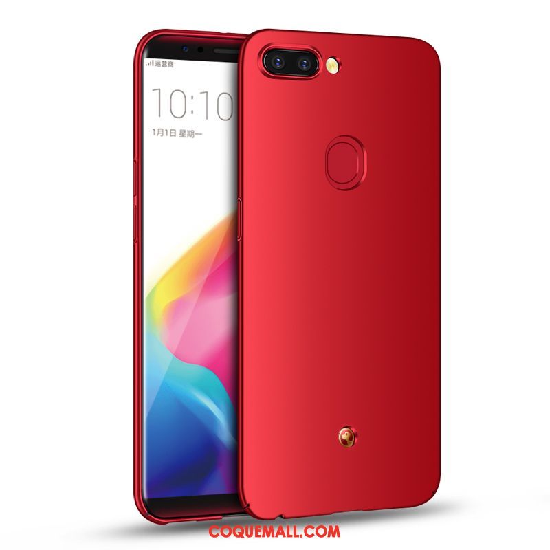 Étui Oppo R11s Rouge Nouveau Étoile, Coque Oppo R11s Tendance Tout Compris