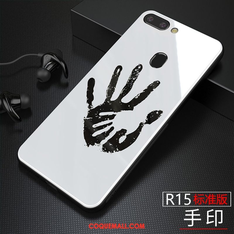 Étui Oppo R15 Luxe Téléphone Portable Marque De Tendance, Coque Oppo R15 Verre Tout Compris