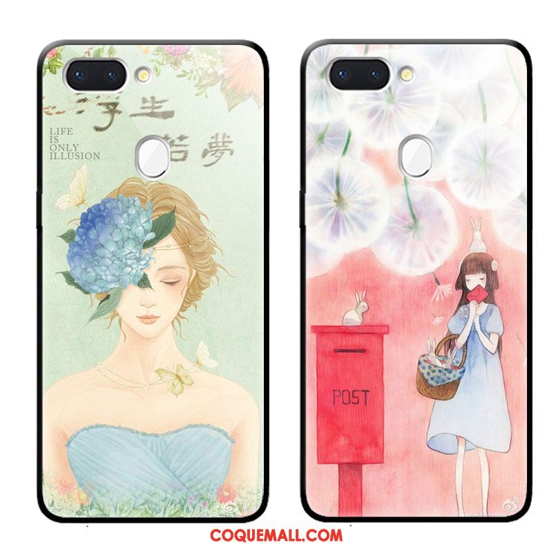 Étui Oppo R15 Pro Étoile Charmant Simple, Coque Oppo R15 Pro Rose Téléphone Portable