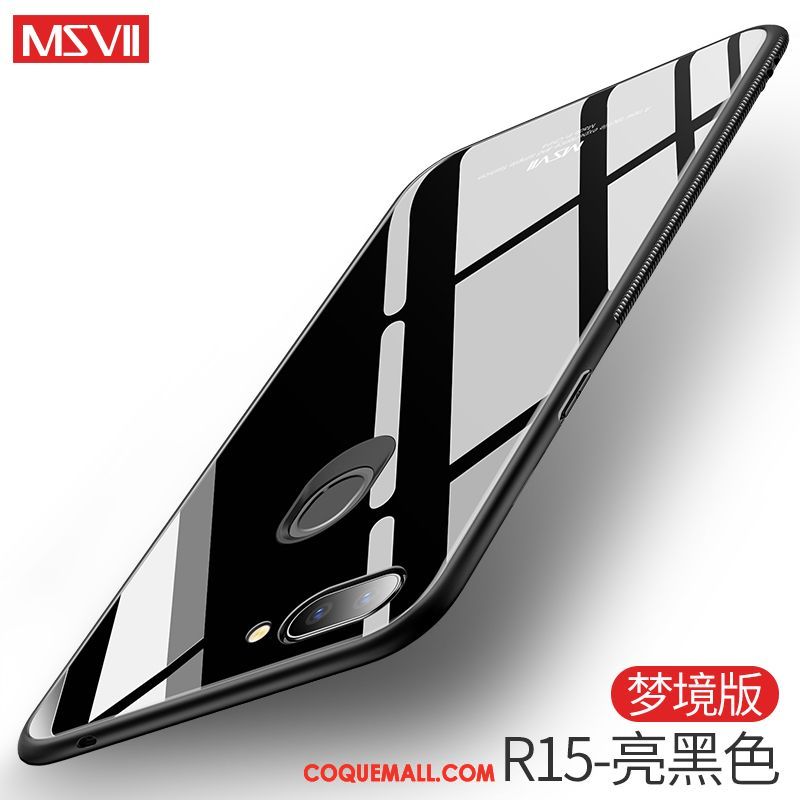 Étui Oppo R15 Très Mince Incassable Créatif, Coque Oppo R15 Téléphone Portable Verre