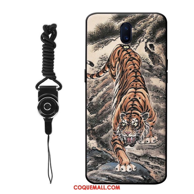 Étui Oppo R17 Créatif Silicone Téléphone Portable, Coque Oppo R17 Tendance Dessin Animé Braun