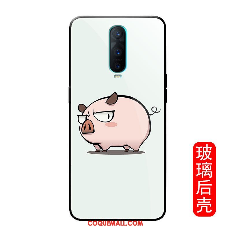 Étui Oppo R17 Pro Blanc Charmant Mignonne, Coque Oppo R17 Pro Marque De Tendance Simple