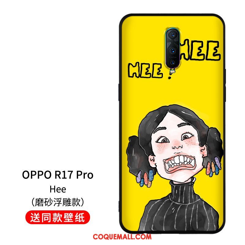 Étui Oppo R17 Pro Créatif Silicone Charmant, Coque Oppo R17 Pro Protection Nouveau
