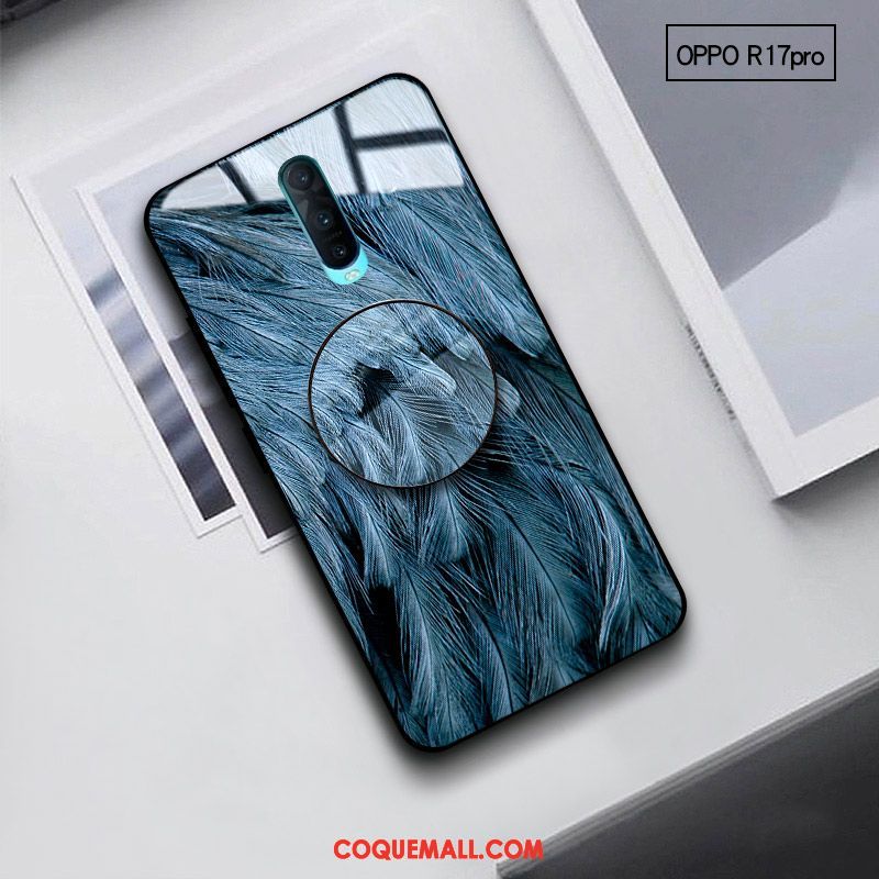 Étui Oppo R17 Pro Incassable Amoureux Verre, Coque Oppo R17 Pro Vent Protection