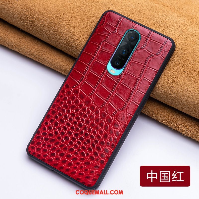 Étui Oppo R17 Pro Rouge Tout Compris Protection, Coque Oppo R17 Pro Qualité Incassable