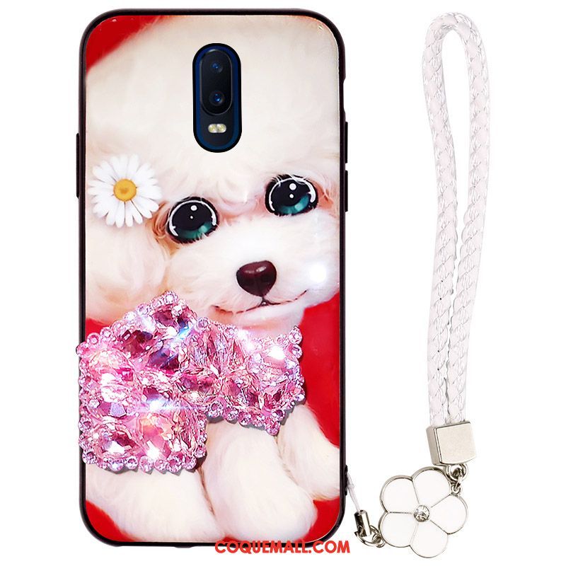 Étui Oppo R17 Strass Ornements Suspendus Personnalité, Coque Oppo R17 Fluide Doux Protection