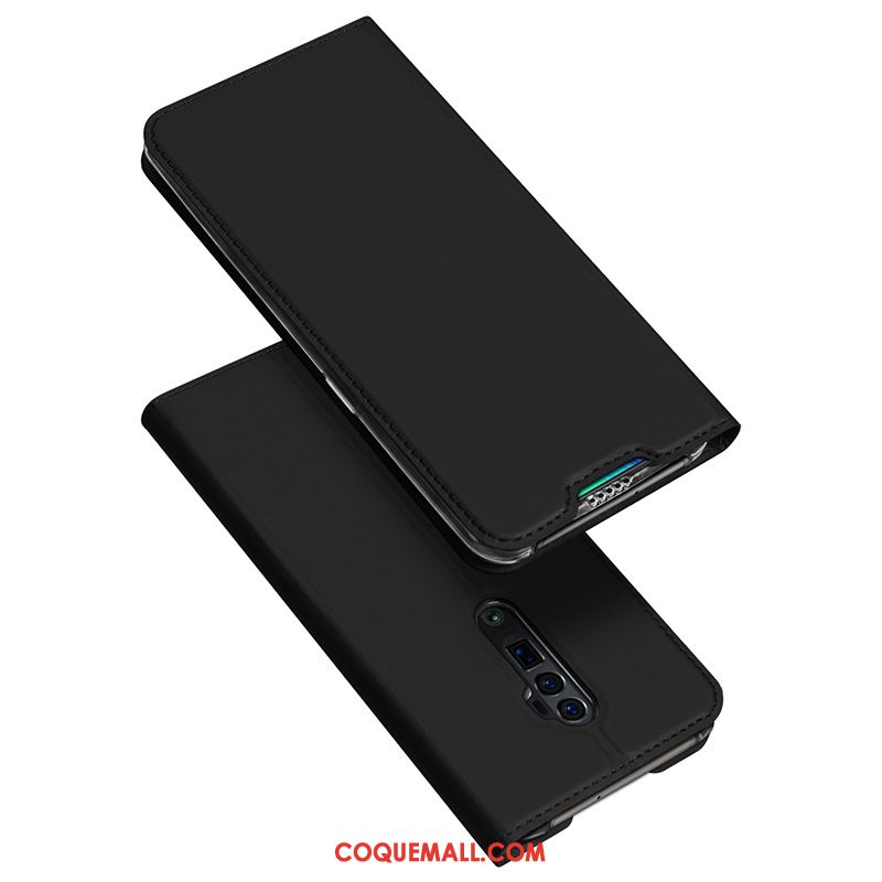 Étui Oppo Reno 10x Zoom Carte Business En Cuir, Coque Oppo Reno 10x Zoom Noir Nouveau