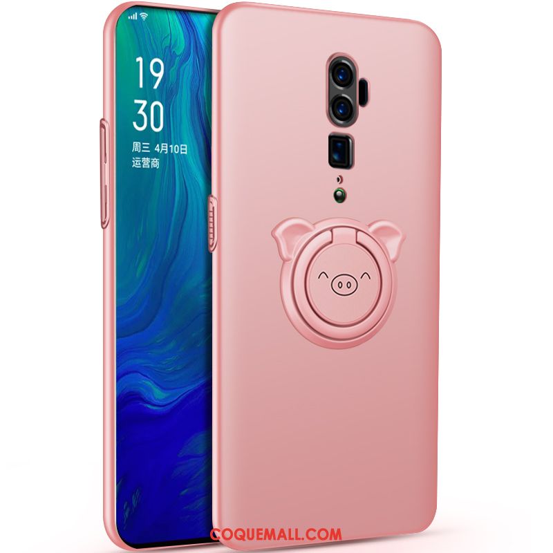 Étui Oppo Reno 10x Zoom Support Rose Téléphone Portable, Coque Oppo Reno 10x Zoom Protection Magnétisme