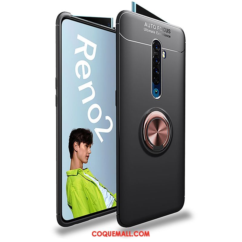 Étui Oppo Reno 2 Or Rose Membrane Invisible, Coque Oppo Reno 2 Créatif Tempérer