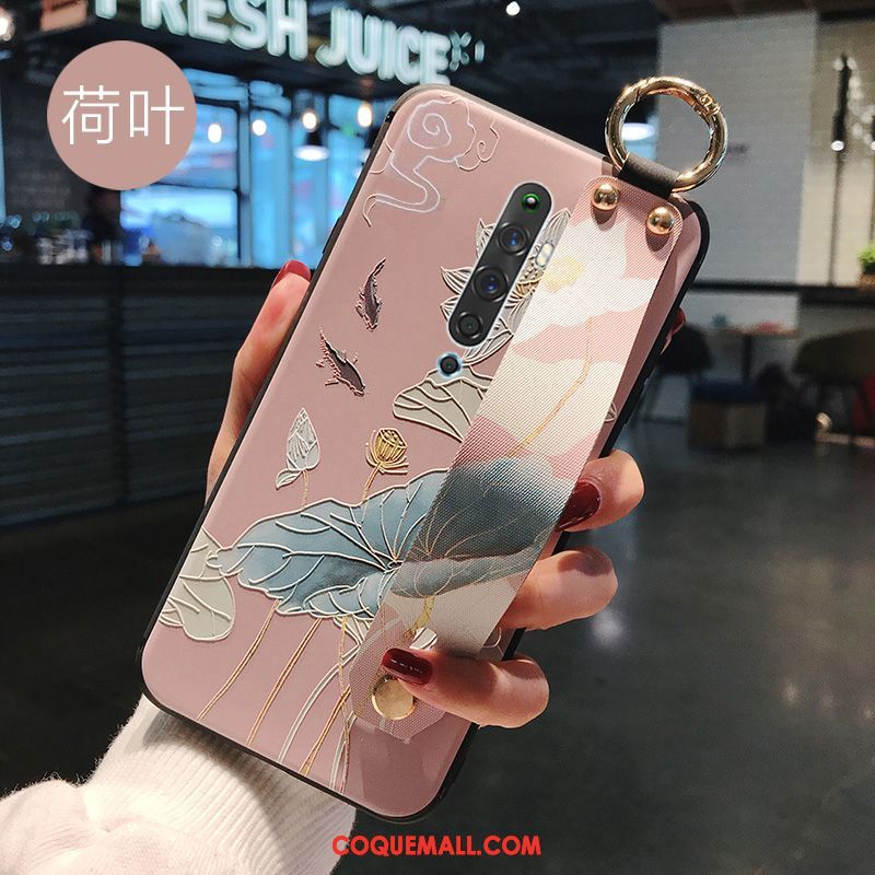 Étui Oppo Reno 2 Z Tendance Incassable Vent, Coque Oppo Reno 2 Z Courte Ornements Suspendus