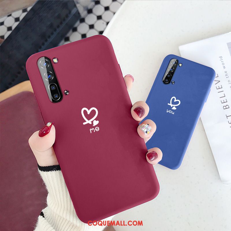 Étui Oppo Reno 3 Amoureux Protection Silicone, Coque Oppo Reno 3 Incassable Mode