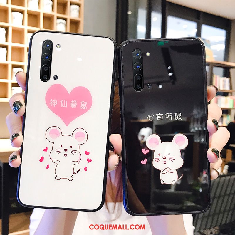 Étui Oppo Reno 3 Charmant Marque De Tendance Rat, Coque Oppo Reno 3 Blanc Incassable