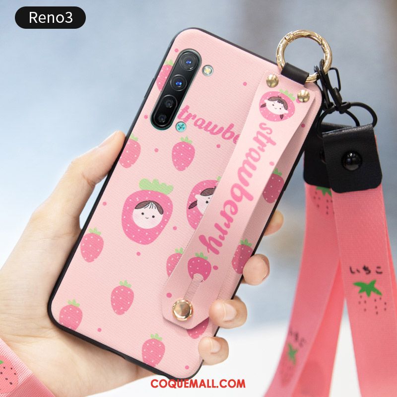 Étui Oppo Reno 3 Incassable Petit Silicone, Coque Oppo Reno 3 Tendance Frais