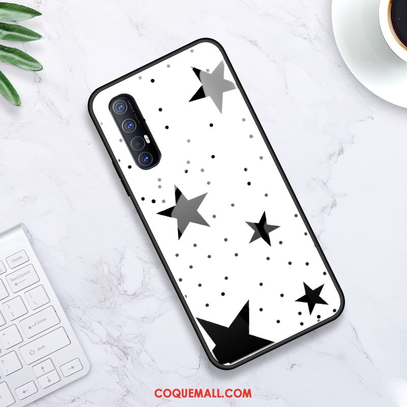 Étui Oppo Reno 3 Pro Tendance Créatif Très Mince, Coque Oppo Reno 3 Pro Point D'onde Incassable