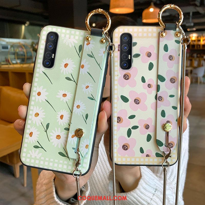 Étui Oppo Reno 3 Pro Téléphone Portable Personnalité Fluide Doux, Coque Oppo Reno 3 Pro Vert Marque De Tendance