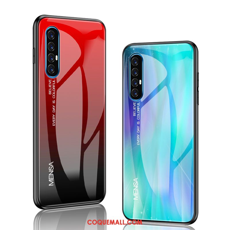 Étui Oppo Reno 3 Pro Verre Créatif Incassable, Coque Oppo Reno 3 Pro Téléphone Portable Tout Compris