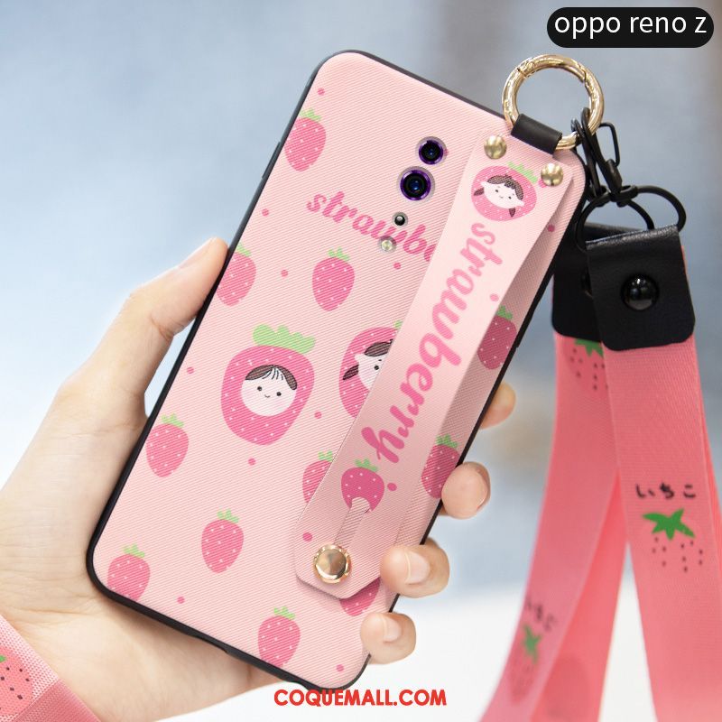 Étui Oppo Reno Z Silicone Incassable Frais, Coque Oppo Reno Z Cœur Tout Compris