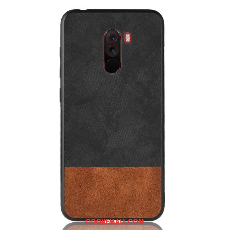 Étui Pocophone F1 Créatif Couture Couleurs Petit, Coque Pocophone F1 Tout Compris Protection Beige