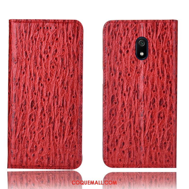 Étui Redmi 8a Incassable Téléphone Portable Tout Compris, Coque Redmi 8a Modèle Fleurie Oiseau Beige