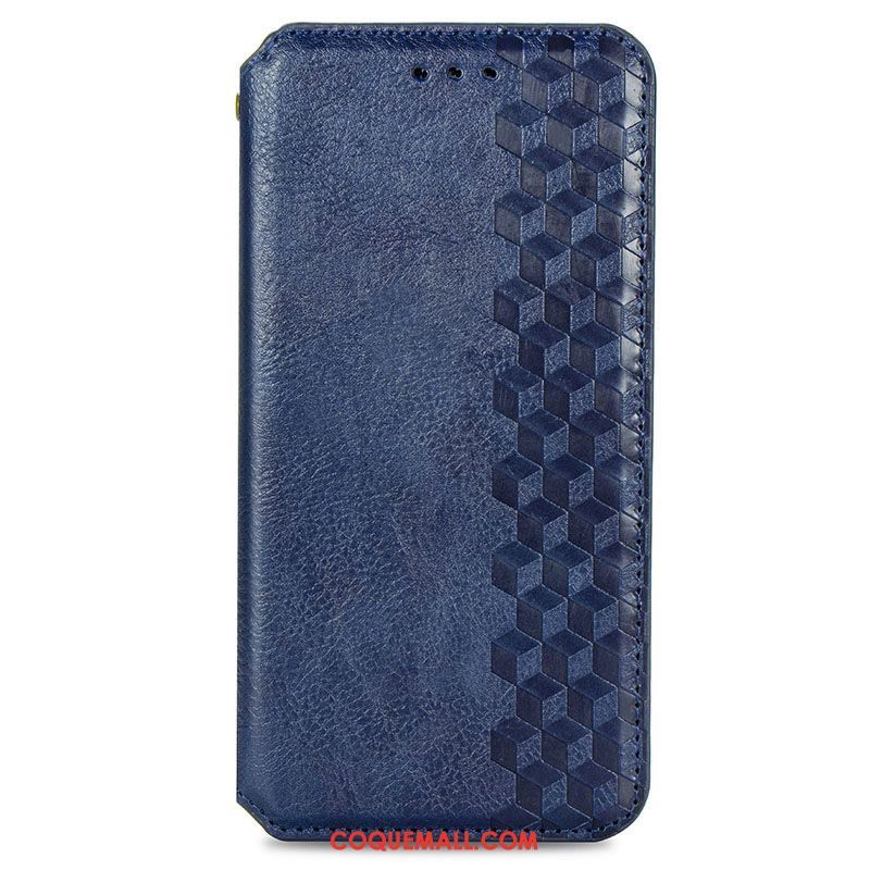 Étui Redmi 9 En Cuir Incassable Téléphone Portable, Coque Redmi 9 Bleu Tout Compris Beige