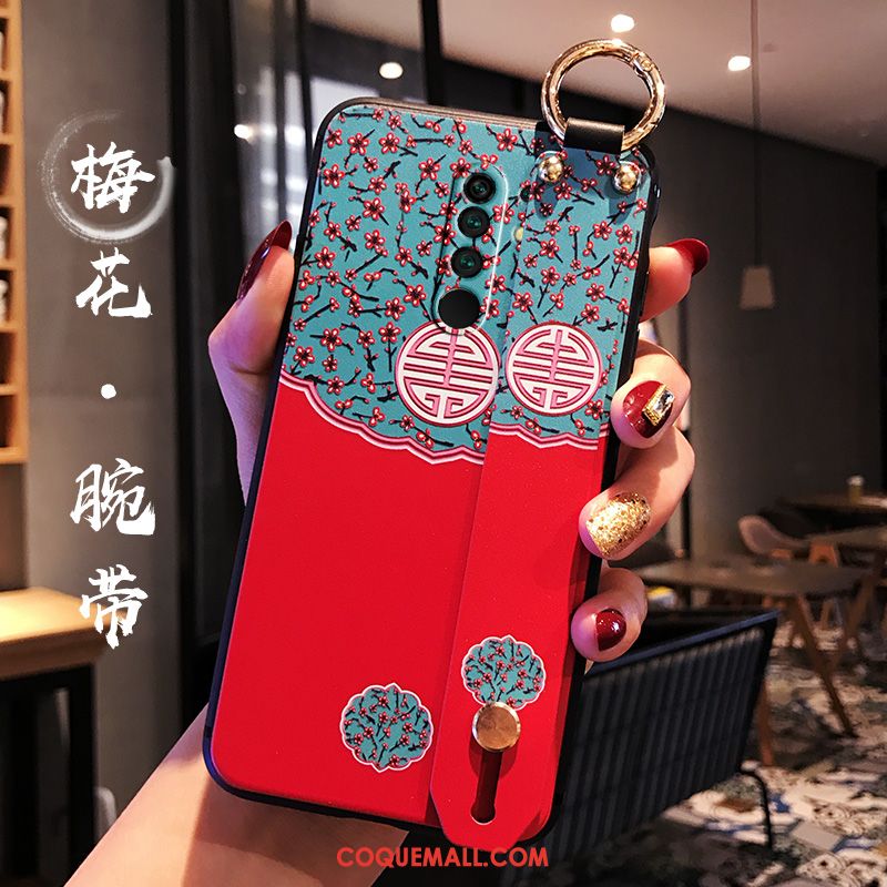 Étui Redmi 9 Petit Palais Incassable, Coque Redmi 9 Tout Compris Rouge Beige