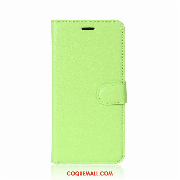 Étui Redmi Go Incassable Personnalité Vert, Coque Redmi Go Portefeuille Simple Beige