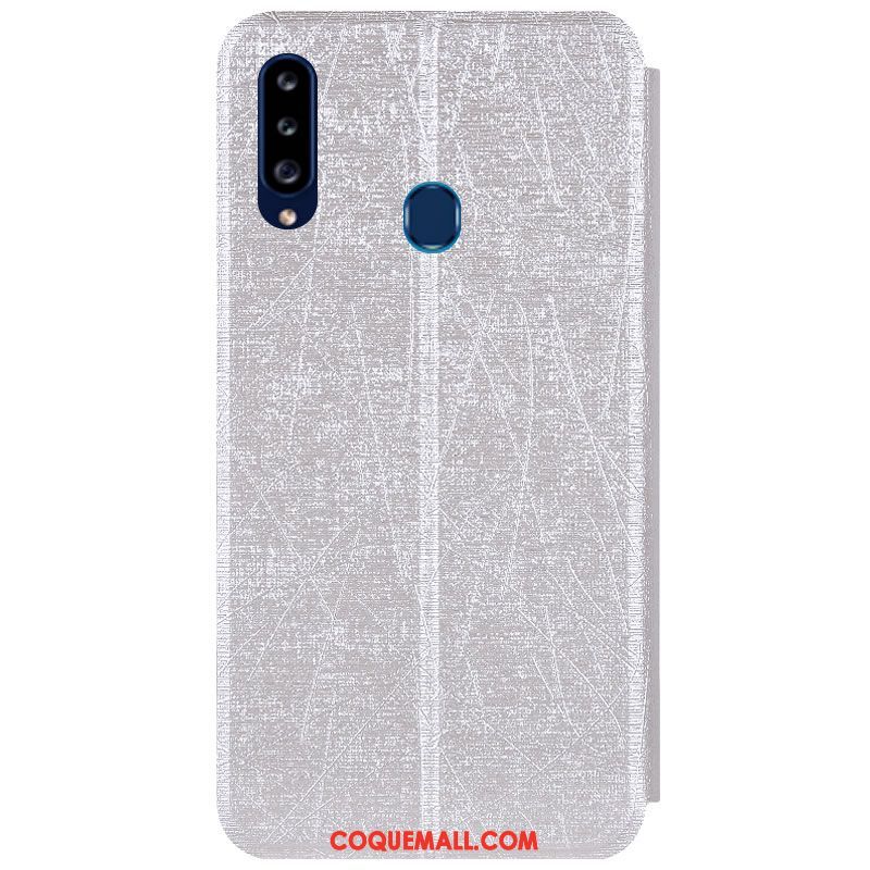 Étui Samsung Galaxy A20s Étoile Incassable Protection, Coque Samsung Galaxy A20s En Cuir Téléphone Portable