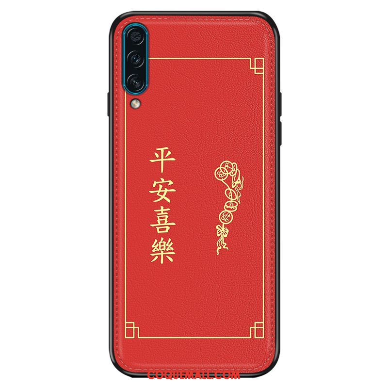 Étui Samsung Galaxy A30s De Fête Cuir Nouveau, Coque Samsung Galaxy A30s Rouge Mode