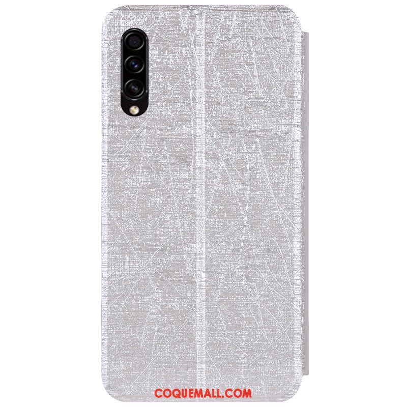 Étui Samsung Galaxy A30s Support Incassable Étoile, Coque Samsung Galaxy A30s Protection Argent